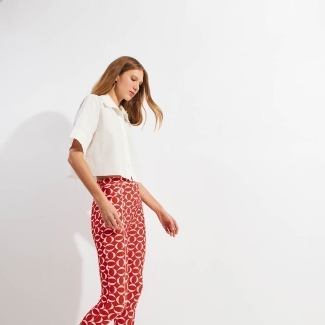 Camisa Tricoline Lisa Leila (ref 61fd)