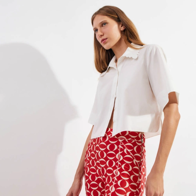 Camisa Tricoline Lisa Leila (ref 61fd)