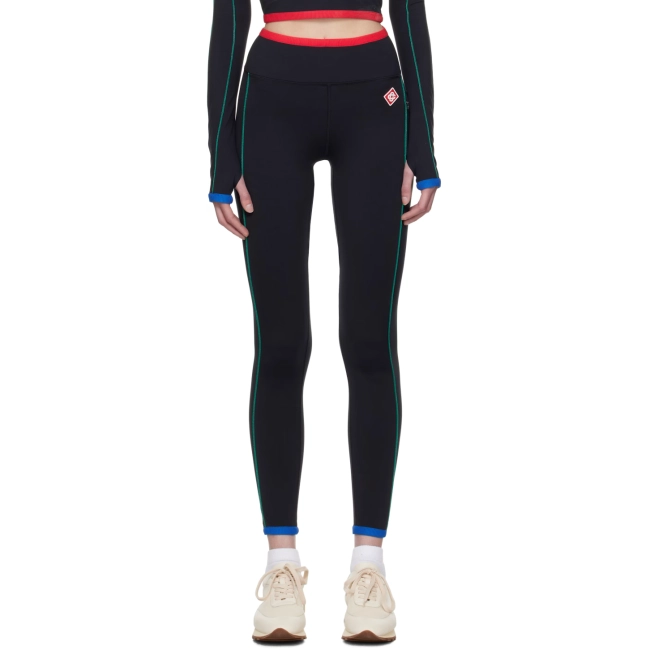 Casablanca Black Contrast Trim Sport Leggings (ref 0c4c)