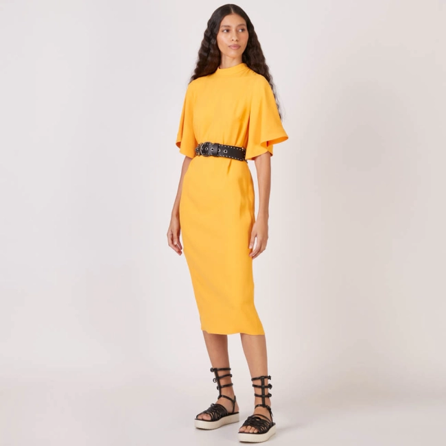 Vestido Crepe Feixe Vera (ref 5fd2)