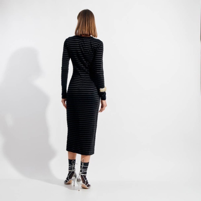 Vestido Veludo Listra Lolla (ref 67a7)