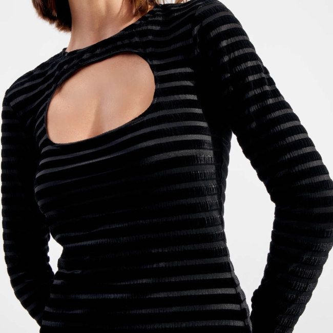 Vestido Veludo Listra Lolla (ref 67a7)