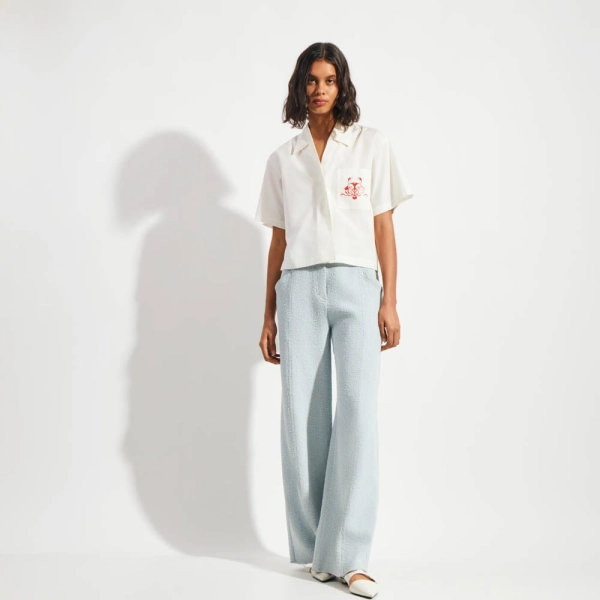 Calça Bouclé Denim Kelsey (ref b067) Calça Bouclé Denim Kelsey (ref b067)