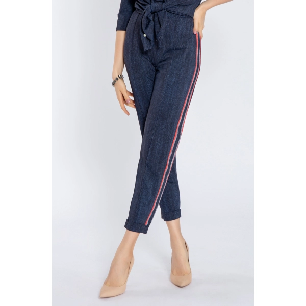 Calça Dark Jeans com Rouge (ref c327) Calça Dark Jeans com Rouge (ref c327)