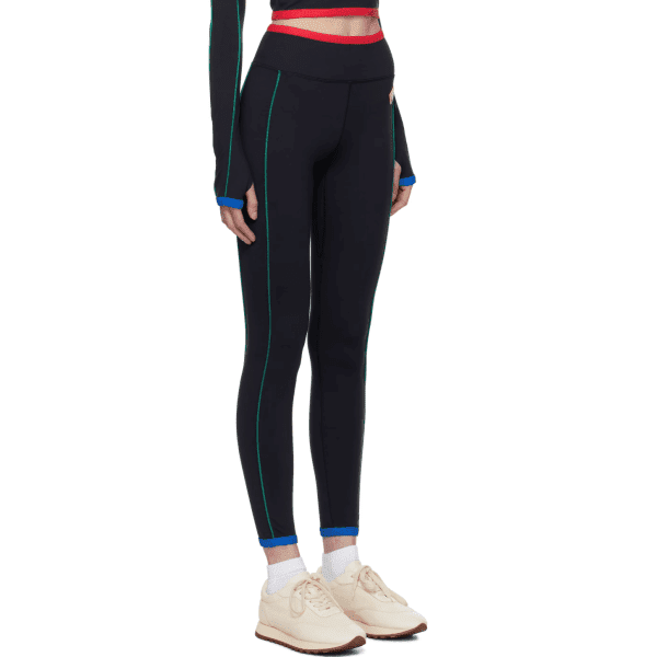Casablanca Black Contrast Trim Sport Leggings (ref 0c4c)