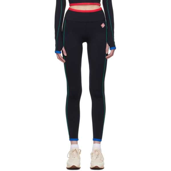 Casablanca Black Contrast Trim Sport Leggings (ref 0c4c) Casablanca Black Contrast Trim Sport Leggings (ref 0c4c)