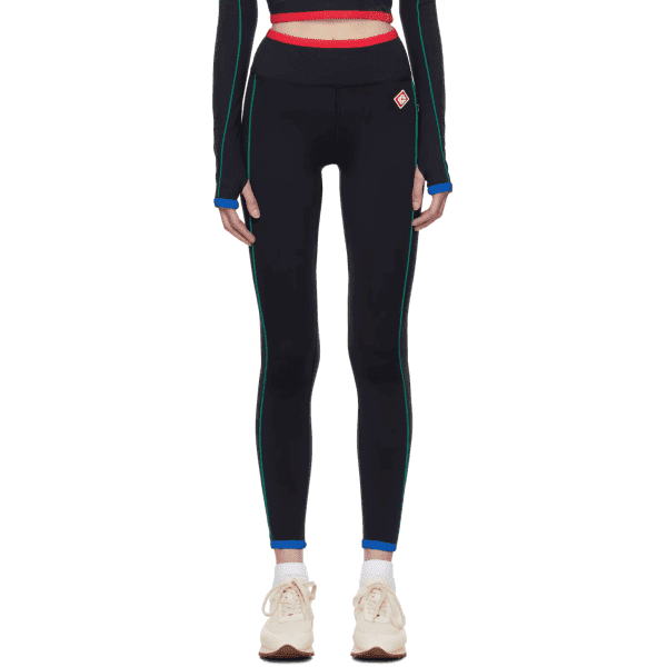 Casablanca Black Contrast Trim Sport Leggings (ref 3e97)