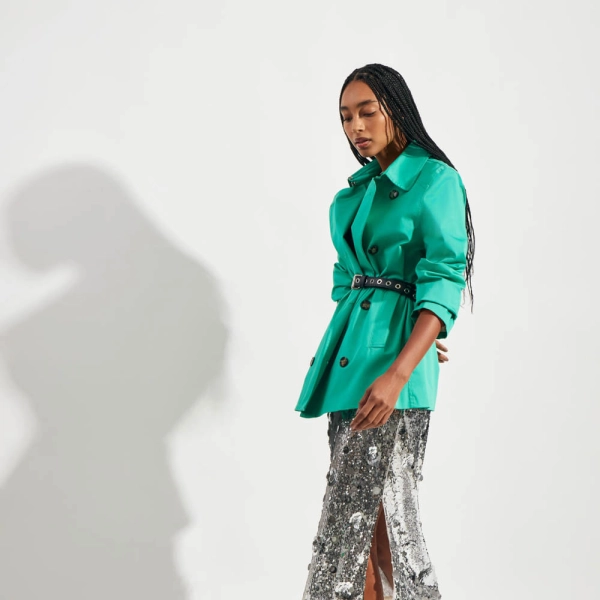 Trench Coat Cotton Tech Norah (ref e8e7) Trench Coat Cotton Tech Norah (ref e8e7)