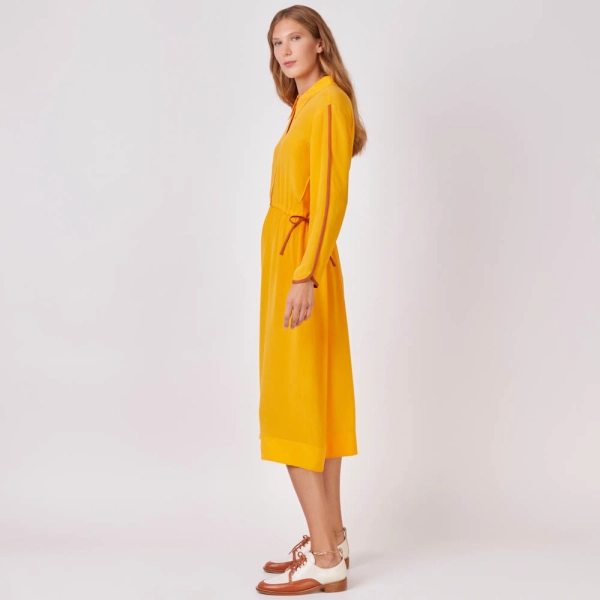 Vestido Crepe de Seda Claudia (ref 5fef) Vestido Crepe de Seda Claudia (ref 5fef)