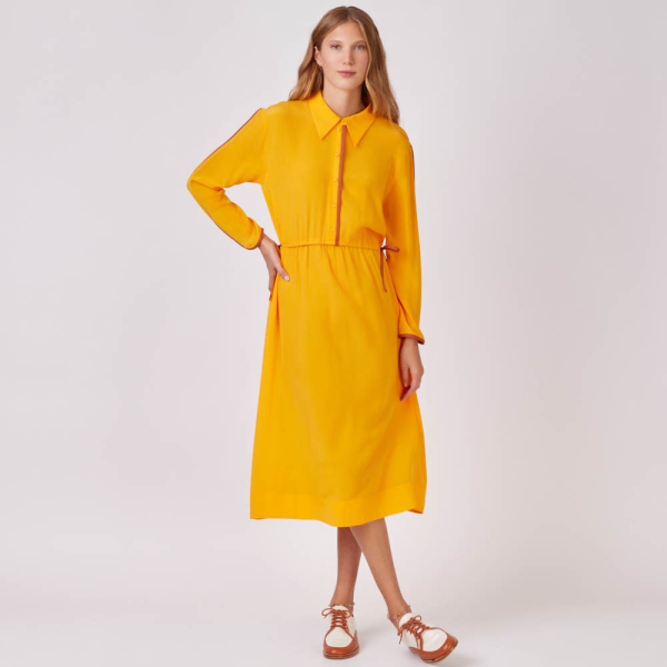 Vestido Crepe de Seda Claudia (ref 5fef)