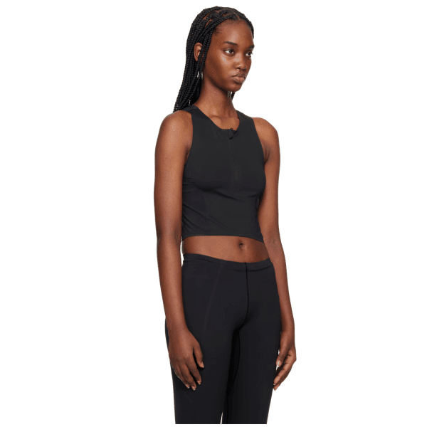 Y3 Black Run Sports Top (ref ac4c)