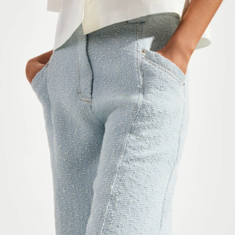 Calça Bouclé Denim Kelsey (ref b067) Calça Bouclé Denim Kelsey (ref b067)