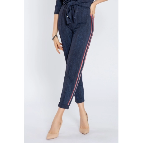 Calça Dark Jeans com Rouge (ref c327) Calça Dark Jeans com Rouge (ref c327)
