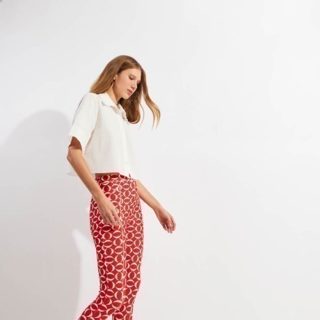 Camisa Tricoline Lisa Leila (ref 61fd)