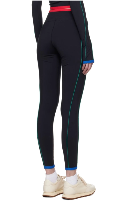 Casablanca Black Contrast Trim Sport Leggings (ref f851)