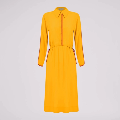 Vestido Crepe de Seda Claudia (ref 5fef) Vestido Crepe de Seda Claudia (ref 5fef)
