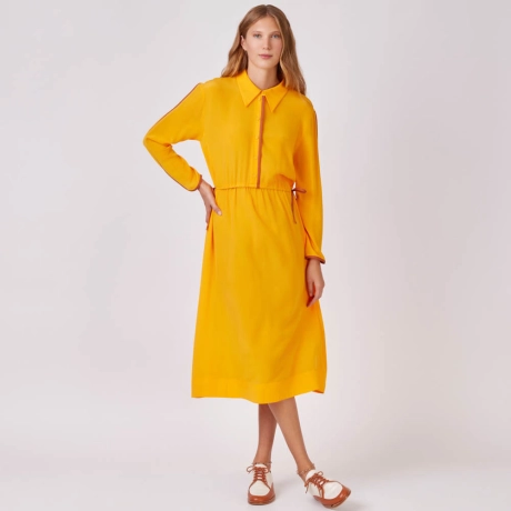 Vestido Crepe de Seda Claudia (ref 5fef) Vestido Crepe de Seda Claudia (ref 5fef)
