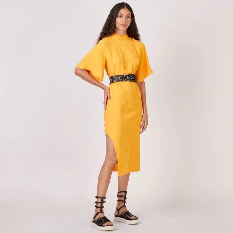 Vestido Crepe Feixe Vera (ref 5fd2)