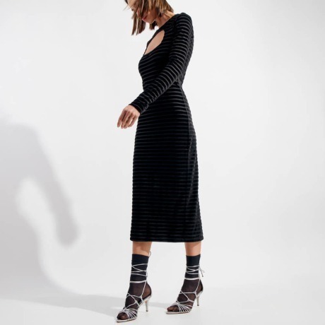 Vestido Veludo Listra Lolla (ref 67a7)