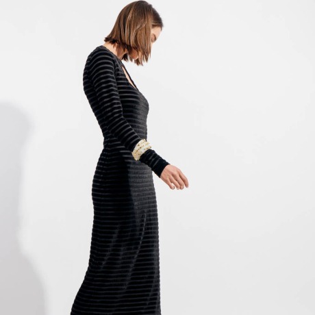 Vestido Veludo Listra Lolla (ref 67a7)