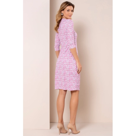 Vestido Wrap Tweed Rosa (ref 5518) Vestido Wrap Tweed Rosa (ref 5518)